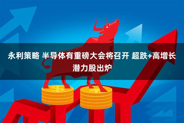 永利策略 半导体有重磅大会将召开 超跌+高增长潜力股出炉